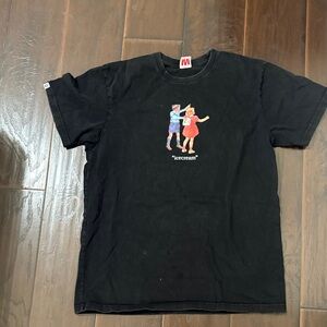 Icecream Kids Black Tee with Fun Graphic
